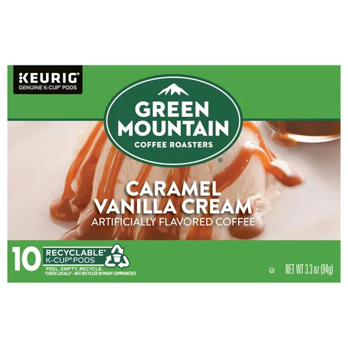 Miniatura 77 de Green Mountain Coffee Selecciones Estacionales de Café Galleta de Canela y Azúcar por Servicio Keurig K-Cup Pods, Café Tueste Claro, 12
