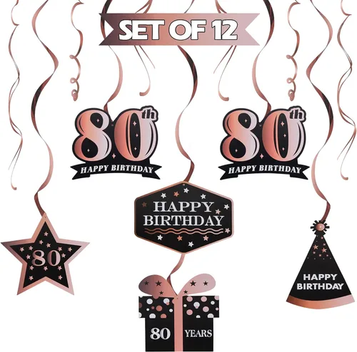 Miniatura 96 de LINGTEER - Serpentinas para fiesta de cumpleaños, 10º