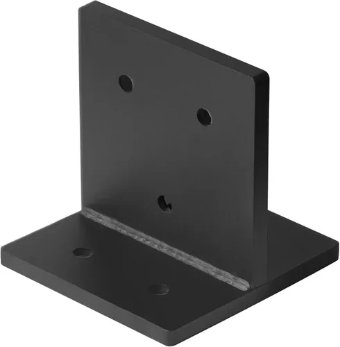Miniatura 7 de 2 bases de poste ocultas de 6 x 6, soporte de placa de cuchillo resistente, soportes de anclaje de poste de calibre 3