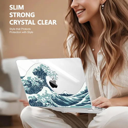 Miniatura 4 de May Chen para M4 MacBook Air de 13.6 pulgadas Funda 2025 2024 2023 2022 Modelos: A3240 A3113 M3 A2681 M2, Carcasa de plástico rígido para MacBook