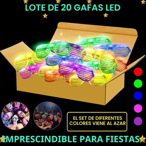 Miniatura 3 de TURNMEON Paquete de 20 lentes LED, regalos de fiesta para el día de San Valentín, 6 colores que brillan en la oscuridad, suministros de fiesta