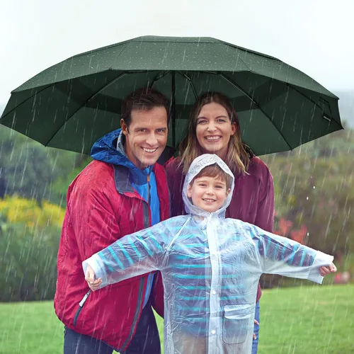 Miniatura 133 de G4Free Paraguas de golf grande de 42/46/54/62 pulgadas, paraguas compacto de viaje inverso, 10 varillas, resistente al viento para lluvia, doble