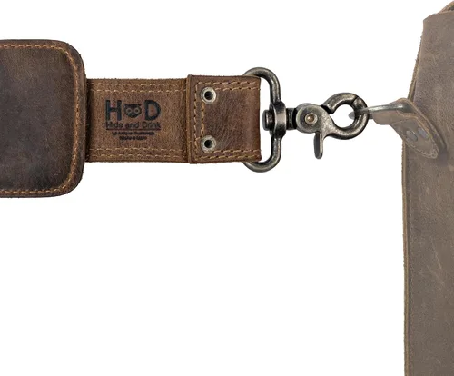 Miniatura 3 de Hide & Drink, Correa ajustable de repuesto para mensajero, bolsa de lona y bolsa cruzada, cuero de grano completo, hecho a mano