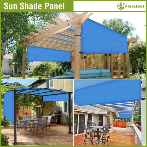 Miniatura 5 de Cubierta de Sombra para Pérgola de 3'×4' Toldo de Repuesto Universal para Patio Exterior Porche Patio Trasero Cenador con Ojales Varillas