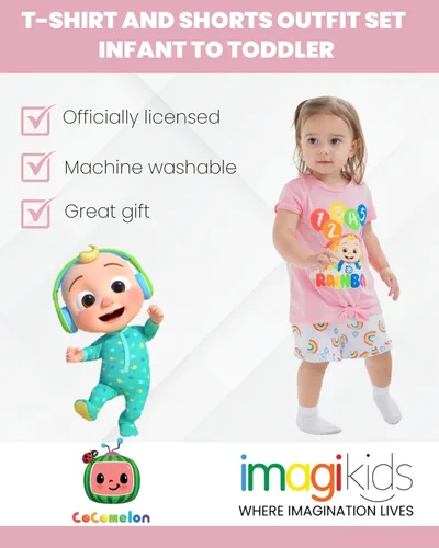 Miniatura 3 de CoComelon JJ - Conjunto de camiseta y pantalones cortos