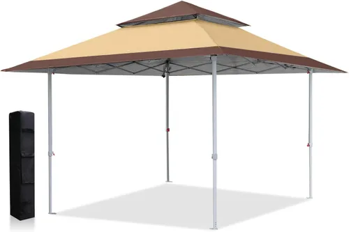 Miniatura 4 de ABCCANOPY - Tienda de campaña con toldo de 10 x 10 con 4 paredes laterales extraíbles y bolsa enrollable, 4 bolsas de peso y red de 10 pies y media