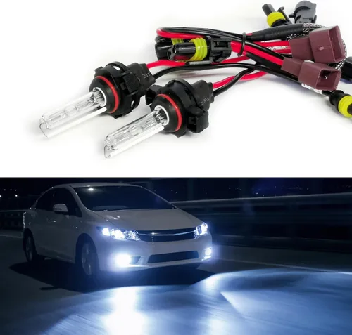 Miniatura 20 de Bombillas HID de xenón H1 AC de 35 W superbrillantes, lámpara de repuesto para faros delanteros, 10000 K, azul profundo, paquete de 2