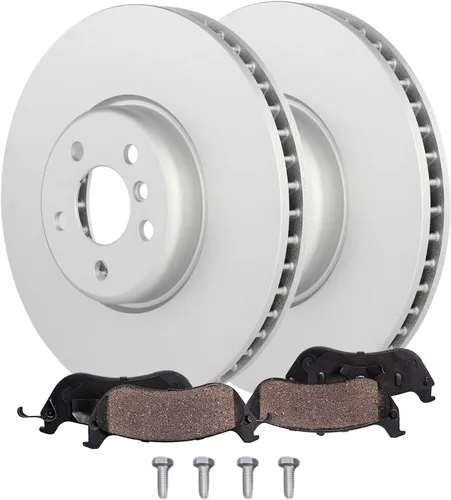 Miniatura 27 de Detroit Axle - Kit de freno trasero para Ford Explorer 2020-2025 2024-2025 Rotores de freno de disco Mustang Pastillas de freno de cerámica