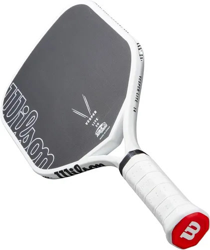 Miniatura 6 de Wilson Vesper Lite - Paleta de pickleball - Tamaño de agarre 1-4 1/8", negro/blanco