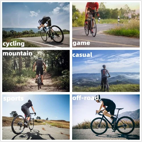 Miniatura 6 de Camisetas de ciclismo de verano para hombre, de manga corta, de secado rápido, para ciclismo de montaña, para carreras, traje de ciclismo