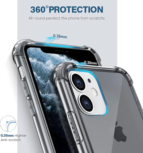 Miniatura 4 de ORIbox - Funda compatible con iPhone 11, con 4 esquinas y protección a prueba de golpes