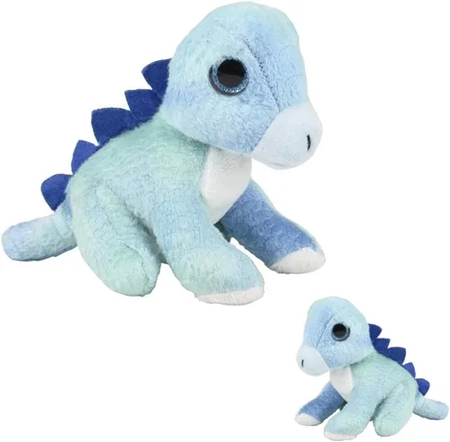 Miniatura 13 de The Dreidel Company Peluche T-Rexs Mighty Mights, relleno de felpa de 3.5 pulgadas, juguetes de animales súper suaves y tiernos, decoraciones