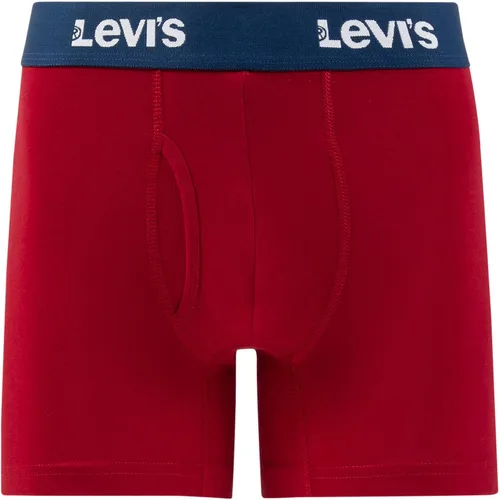 Miniatura 3 de Levi's Calzoncillos tipo bóxer para hombre, algodón elástico transpirable para hombre, paquete de 3