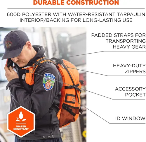 Miniatura 5 de Ergodyne - 13487 Arsenal 5243 Medic First Responder Trauma Mochila Jump Bag, Azul