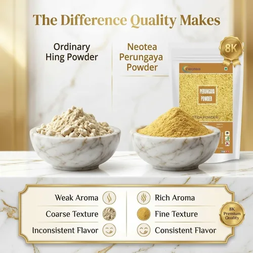 Miniatura 4 de Neotea Asafoetida Powder Pure Hing Heeng Spice Auténtico ingrediente de cocina indio Potenciador de sabor aromático Masala natural