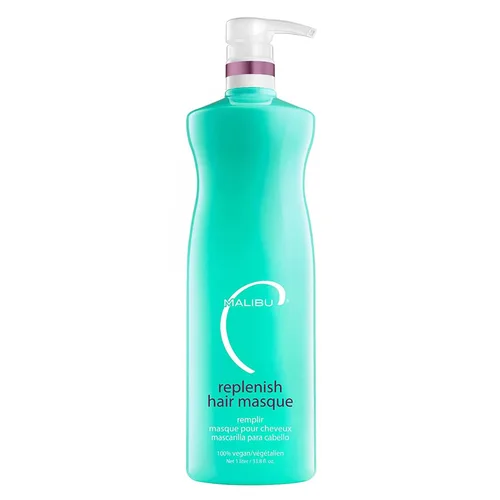 Miniatura 12 de Malibu C Replenish Hair Masque (1 paquete) - Acondicionador profundo ultra hidratante para reparación del cabello - Fórmula reparadora con aceite