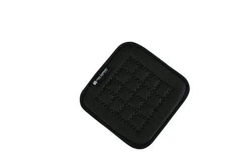 San Jamar Carlisle FoodService Products UHP55BK Ultigrip Soporte Cuadrado Comercial para Sartén/Bandeja Caliente, 5" X 5", Negro