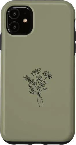 Miniatura 8 de Funda para iPhone 12 mini Wildlfower Floral Flower Khaki