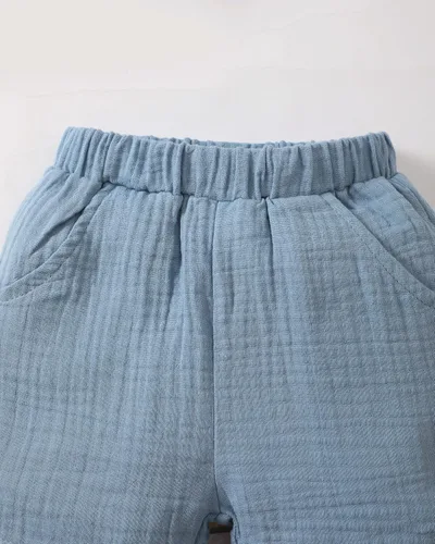 Miniatura 6 de Conjunto de ropa de verano para bebé y niño, camiseta de manga corta de algodón, pantalones cortos de dinosaurios, conjunto de ropa para niño