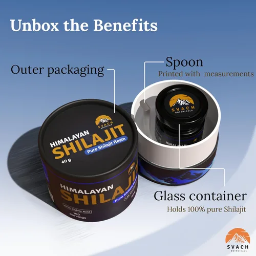 Miniatura 7 de Resina Shilajit – 1.41 onzas (100 porciones) 80% ácido fúlvico – probado en laboratorio – grado oro del Himalaya para hombres y mujeres de alta