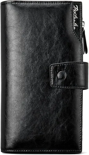 BOSTANTEN Maletín de cuero genuino para mujer, bolso de mano vintage de 15.6 pulgadas, bolso de hombro para portátil y carteras de cuero para mujer,