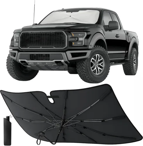 Miniatura 34 de 【2025 Actualizado】EcoNour Parasol Premium para Parabrisas de Coche Parasol Plegable para Parabrisas Delantero Visor Extendido Bloqueador de Sol