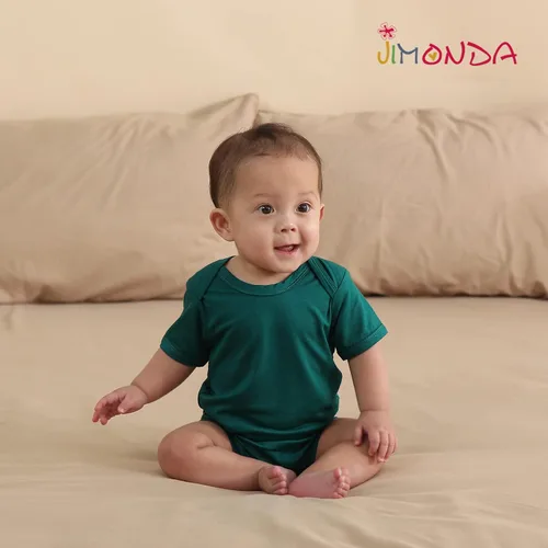 Miniatura 32 de Jimonda Body de rayón de bambú de manga corta para bebés, niños y niñas, trajes suaves para recién nacidos