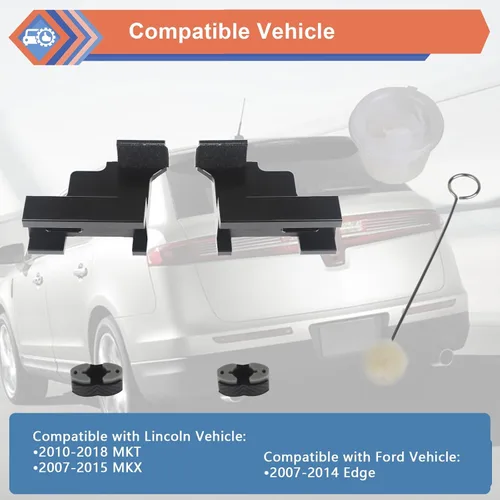 Miniatura 3 de Kit de reparación de riel de techo corredizo compatible con Ford Lincoln Vehicle 2007-2014 Edge, 2010-2018 MKT, 2007-2015 MKX, reemplazo