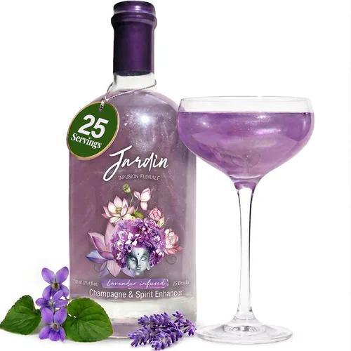 Miniatura 19 de Jardin - Set de regalo - Mezcladores de cóctel de alta calidad - Jarabes sin azúcar - Potenciador de espíritu brillante para cócteles y cócteles