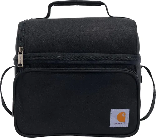 Miniatura 8 de Carhartt - Enfriador de camping, lonchera para sitio de trabajo, bolsa de almuerzo de carcasa blanda para sitios de construcción, trabajo y uso Negro