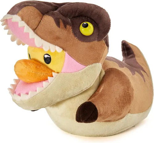 Figura afelpada TUBBZ: figura coleccionable de Jurassic Park de tiranosaurio de cosplay, en forma de pato de goma suave afelpado T-rex (peluche)
