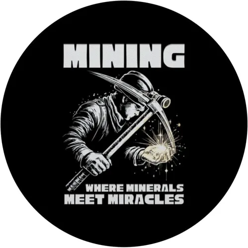Miniatura 3 de Minería: Donde los minerales se encuentran con los milagros Minería PopSockets MagSafe PopGrip para iPhone