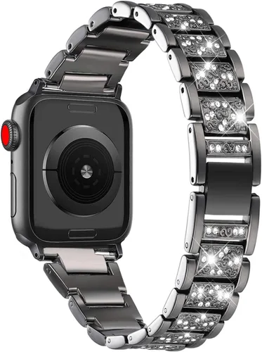 Bling - Correas compatibles con Apple Watch Band de 1.65 pulgadas/1.61 pulgadas/1.57 pulgadas/1.50 pulgadas iWatch Series
