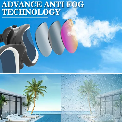Miniatura 6 de WIN.MAX - Goggles de natación polarizados, antivaho, antirrayos ultravioleta, sin filtraciones y con visión clara para hombres, mujeres, adultos