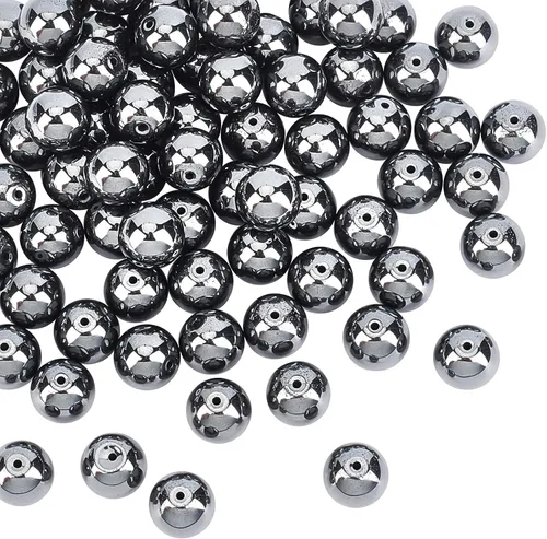Miniatura 16 de OLYCRAFT 88-98pcspcs - Cuentas de amatista natural de 7.8 a 0.354 in, cuentas de energía redondas sueltas para hacer pulseras, collares, joyas