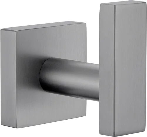 Miniatura 14 de Gancho Simple de Ángulo para Toalla de Baño, Gancho de Pared de Acero Inoxidable para Toalla de Mano y Abrigo, Negro Mate