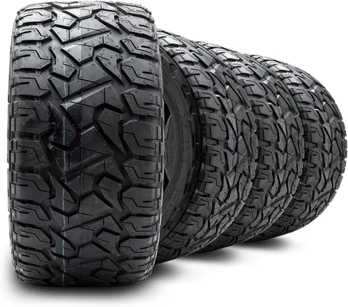 Miniatura 17 de Xcomp Gladiator 22x11-R12 DOT - Neumático radial con cinturón de acero para carrito de golf, juego de cuatro