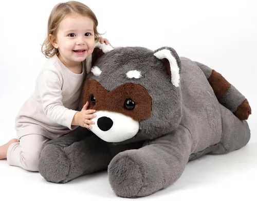 Miniatura 13 de Perro de montaña bernés grande de 32 pulgadas, juguete gigante de felpa suave y esponjoso, regalos de fiesta de cumpleaños para niños y niñas