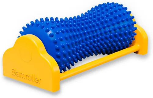 Samroller Rodillo masajeador de pies portátil - Alivio de neuropatía - Terapia del dolor de arco y talón - Masaje de punto de activación - Regalos