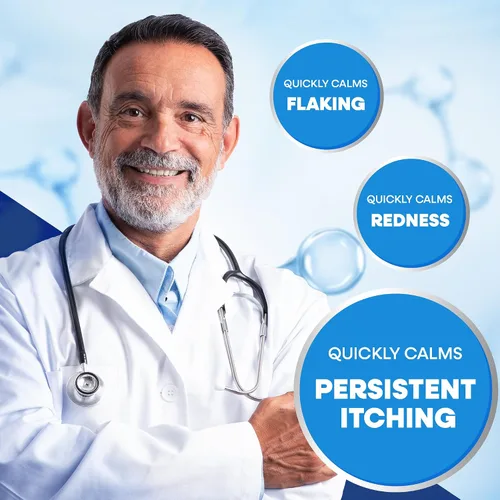 Miniatura 2 de Champú medicado para la dermatitis seborreica del cuero cabelludo y la psoriasis: Fórmula a base de plantas alivia la picazón, reduce las escamas