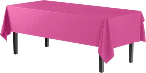 Miniatura 2 de Unique Accesorios para fiestas, Cubierta de mesa, Compacto Rosa encendido
