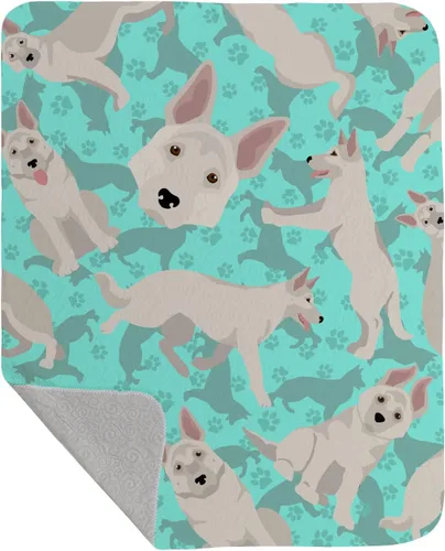 Miniatura 27 de Caroline's Treasures MLM1042LQB Airedale Terrier - Manta acolchada de 50 x 60 pulgadas, diseño de ilustraciones para cama, sofá, suave y ligera