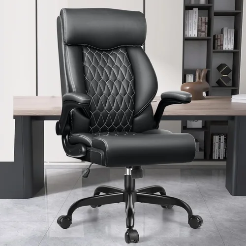Miniatura 12 de Silla de oficina, silla de escritorio de oficina grande y alta, silla de oficina reclinable con reposapiés, sillas de escritorio de oficina en casa