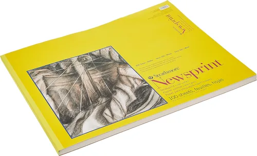 Miniatura 4 de Bloc de papel de periódico liso Strathmore 18"X24" - 50 hojas - 307018