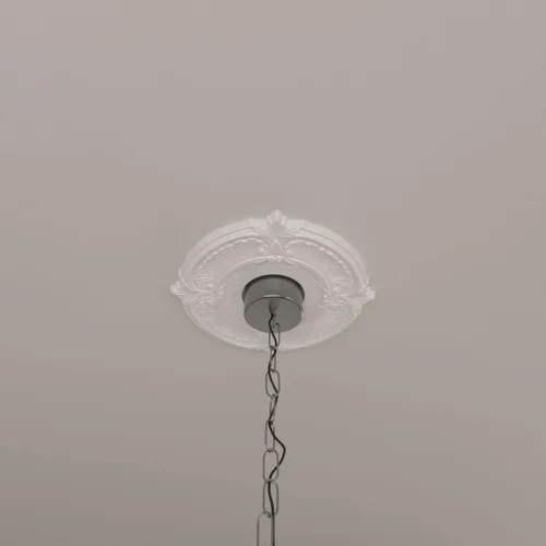 Miniatura 10 de Ekena Millwork CM12ATCGS Medallón de Techo Attica (Se Adapta a Doseles de hasta 3 1/2"), Pátina Verde Cobre Pintada a Mano