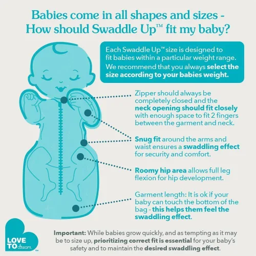 Miniatura 8 de Love to Dream Swaddle Up Viscosa de bambú, posición Arms Up, tela de bambú suave y sostenible, manta versátil para llevar, 1.0 TOG (68.0-75.2 °F)