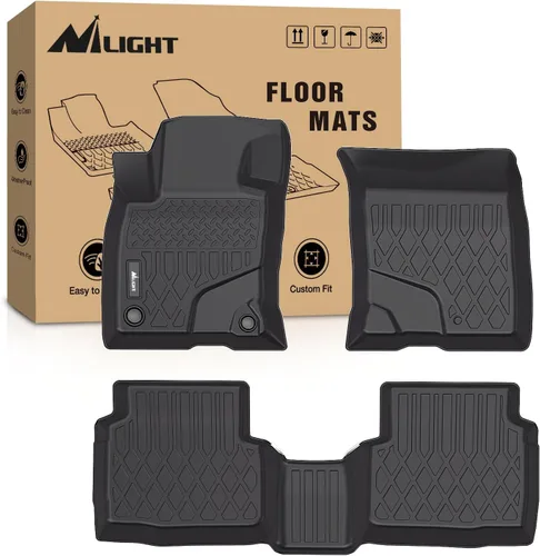 Miniatura 32 de Nilight Alfombrillas TPE para Ford F250 F350 F450 Super Duty Crew Cab 1999 2000 2001 2002 2003 2004 2005 2006 2007 ajuste personalizado para todo