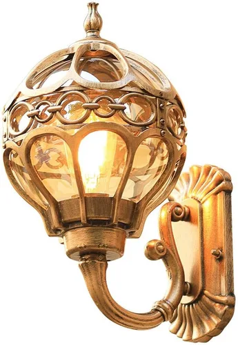 Farol de pared para exteriores, luz de aluminio impermeable E26 para exteriores, para casa, porche delantero, terraza y patio iluminación