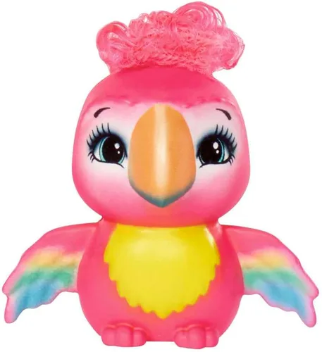 Miniatura 4 de Enchantimals Muñeca de loro Peeki y figura de animal brillante