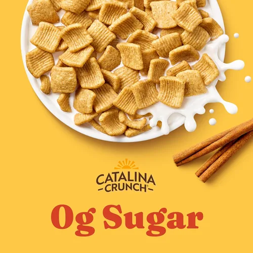 Miniatura 3 de Catalina Crunch Cereal de Proteína Cereal de Desayuno Sin Azúcar con 11g de Proteína Sin Gluten, Apto para Dietas Cetogénicas Paquete Variado